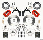 Wilwood Forged Dynalite Front Kit 11.00in Red 59-64 Chevy Impala / 63-64 Corvette; 1959-1964