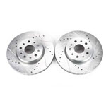 Power Stop 16-19 Cadillac CT6 Front Evolution Drilled & Slotted Rotors - Pair