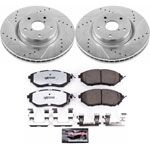 Power Stop 06-07 Subaru B9 Tribeca Front Z26 Street Warrior Brake Kit; 2006-2007