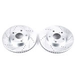 Power Stop 92-01 Lexus ES300 Front Evolution Drilled & Slotted Rotors - Pair