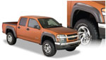 Bushwacker 04-12 GMC Canyon Extend-A-Fender Style Flares 2pc - Black; 2004-2012