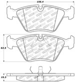 StopTech Sport Brake Pads BMW M3, Front