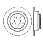 StopTech Subaru Forester Sport Slotted Brake Rotor, Rear Right