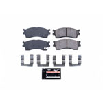 Power Stop 02-05 Kia Rio Front Z23 Evolution Sport Brake Pads w/Hardware; 2002-2005