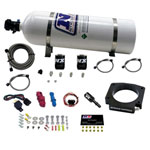 Nitrous Express 15-17 Ford Mustang GT350 5.2L Nitrous Plate Kit w/15lb Bottle; 2015-2017