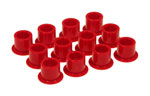 Prothane 84-89 Nissan 300ZX Rear Lower Control Arm Bushings - Red; 1984-1989