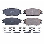 Power Stop 95-05 Hyundai Accent Front Z17 Evolution Ceramic Brake Pads w/Hardware