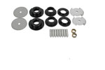 BMR 16-17 6th Gen Camaro Rear Cradle Lockout Bushing Kit - Black; 2016-2024