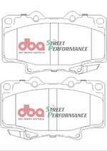 DBA 91-96 Toyota Land Cruiser SP500 Front Brake Pads; 1991-1996