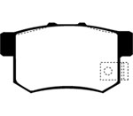 EBC 01-03 Acura CL 3.2 Ultimax2 Rear Brake Pads; 2001-2003