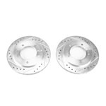 Power Stop 99-04 Chevrolet Tracker Front Evolution Drilled & Slotted Rotors - Pair; 1999-2004