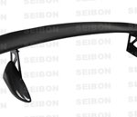 Seibon Carbon Fiber Mg Style Rear Spoiler Honda Civic 4dr; 2006-2010