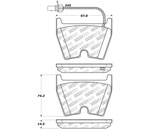 StopTech Street Select Brake Pads Audi RS4, Front