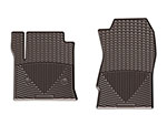 WeatherTech 2015+ Cadillac Escalade Front Rubber Mats - Cocoa; 2015-2023