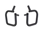 Fishbone Offroad 07-18 Jeep Wrangler JK 4 Door Grab Handles Front/Rear Steel - Blk Txtrd Powdercoat; 2007-2018