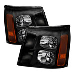 Xtune Cadillac Escalade Hid Model Only 2003-2006 OEM Style Headlights Black HD-JH-CAES03-HID-BK; 2003-2006