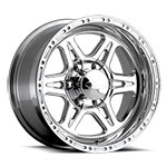 Raceline 886 Renegade 16x8in / 6x139.7 BP / 0mm Offset / 107.95mm Bore - Polished Wheel