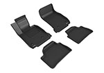 3D Maxpider 12-19 BMW 1 Series Kagu Floor Mat- Black R1 R2