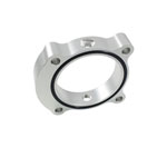 Torque Solution Throttle Body Spacer (Silver): 2013+ Hyundai Genesis Coupe 2.0T; 2013-2023