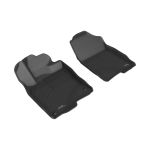 3D MAXpider 2022 Honda Civic Kagu 1st Row Floormat - Black; 2022-2022