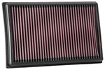 K&N 2017+ Audi A3 1.5L L4 Drop In Air Filter; 2017-2023