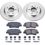 Power Stop 2015 Hyundai Sonata Rear Z17 Evolution Geomet Coated Brake Kit; 2015-2015