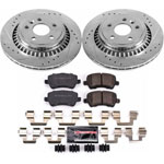 Power Stop 10-17 Volvo XC60 Rear Z23 Evolution Sport Brake Kit; 2010-2017