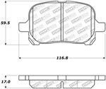 StopTech Street Brake Pads Toyota Solara, Front