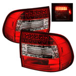 Spyder Porsche Cayenne LED Tail Lights - Red Clear - (ALT-YD-PCAY03-LED-RC)