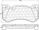 StopTech Sport Brake Pads Mercedes-Benz SL600 4 Pad Front Caliper, Front