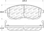 StopTech Sport Brake Pads Nissan Juke, Front; 2011-2013