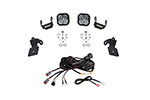 Diode Dynamics 20-Present Polaris RZR A-Pillar LED Pod Kit SS3 Sport - White Combo; 2020-2023