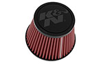 K&N Universal Clamp-on Air Filter 2in Flange ID 5-3/16in Base 3-1/2in Top 3-11/16in Height w/ Vent