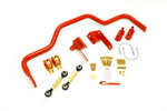 BMR Dragrace Rear Anti-Roll Bar with 3-3.25 axle tubes Camaro V8 / V6 Red; 1982-2002