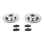 Power Stop 99-00 Volvo S70 Rear Z23 Evolution Sport Brake Kit; 1999-2000