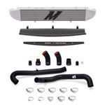 Mishimoto 2014-2016 Ford Fiesta ST 1.6L Front Mount Intercooler (Silver) Kit w/ Pipes (Black); 2014-2016