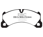 EBC 10+ Porsche Cayenne 3.6 Yellowstuff Front Brake Pads