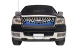 Putco 07-10 GMC Sierra HD Flaming Inferno Stainless Steel Grilles - Blue (Painted); 2007-2010