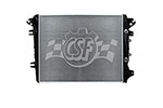 CSF 17-19 Chevrolet Silverado 2500HD 6.6L OEM Plastic Radiator; 2017-2019