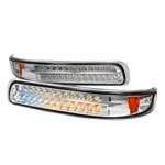 Spec-D Silverado Led Bumper Lights (2lb-Siv99cled-Ks); 1999-2002