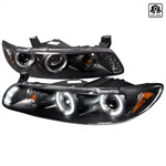 Spec-D Tuning Pontiac Grand Prix Halo Led Projector Black; 1997-2003