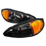 Spec-D Pontiac Grand Am Headlights Black