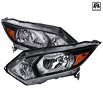 SPEC-D Tuning Honda HR-V Headlights - Glossy Black