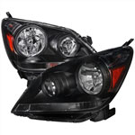 SPEC-D Tuning Honda Odyssey Headlights Black; 2005-2007