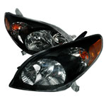 Spec-D Toyota Matrix Headlights Black