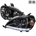 Spec-D Tuning Mercedes Benz W163 Ml Halo Projector Headlights Black