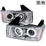 Spec-D Tuning Gmc Canyon Halo Led Projector Chrome; 2004-2012