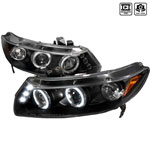 Spec-D Honda Civic 2d Ppojector Headlights; 2006-2010