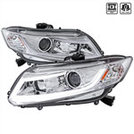 Spec-D Tuning Honda Civic R8 Style Led Projector Headlight Chrome