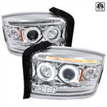 Spec-D Dodge Dakota Projector Headlights; 2005-2007